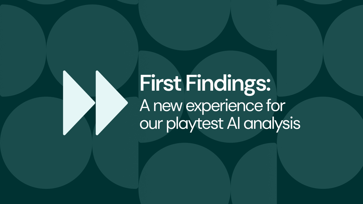 Meet First Findings: a completely revamped AI analysis experience across your entire playtest