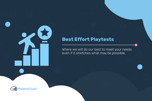 Best Effort Playtests