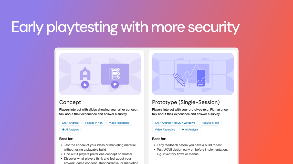 Early testing, without friction or fear