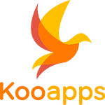 Kooapps logo in orange and yellow.