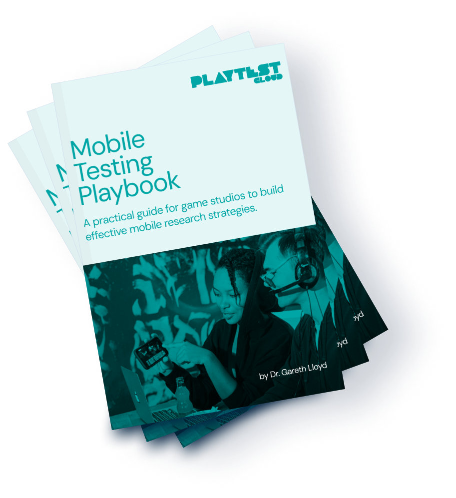 mobile games playtest guide book cover