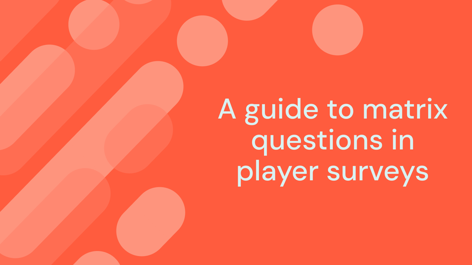 Enhancing your research with matrix questions
