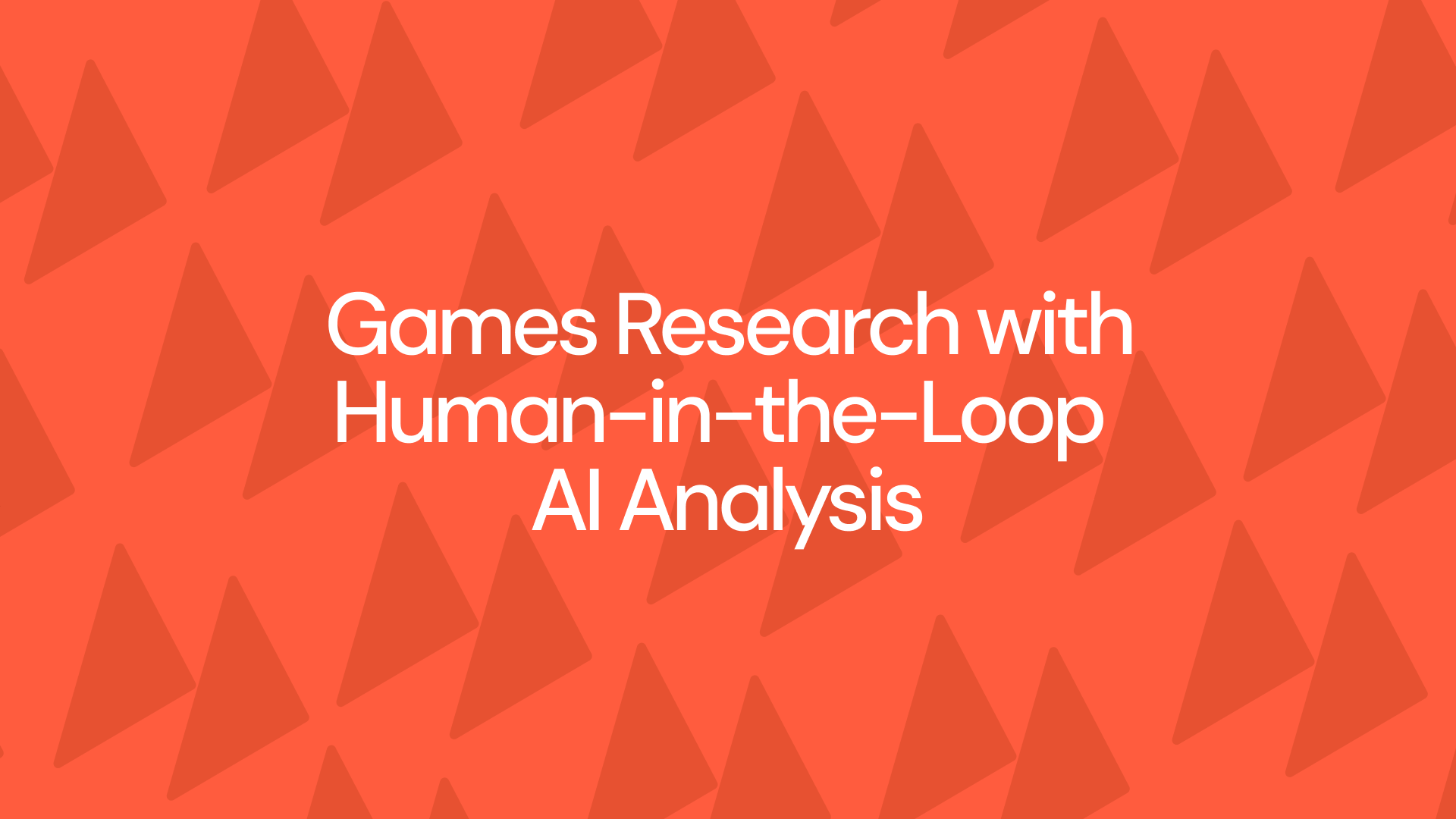 Supercharging Game Research with Human-in-the-Loop AI Analysis